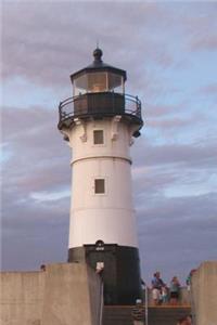Great Lake Harbor Lighthouse in Duluth Minnesota at Sunset Journal