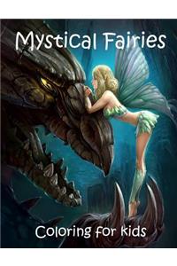 Mystical Fairies Coloring for Kids