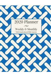 2020 Planner Weekly & Monthly With Inspirational Bible Quotes