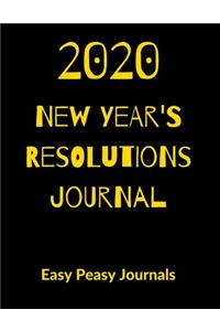 2020 New Year's Resolutions Journal