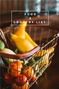 Food & Market Shopping List