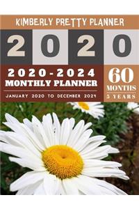 2020-2024 monthly planner