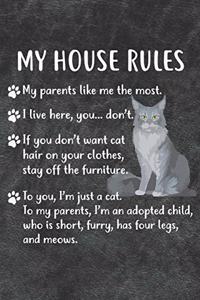 My House Rules Notebook Journal