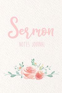 Sermon Notes Journal