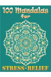 100 Mandalas for Stress-Relief