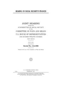 Hearing on Social Security's finances