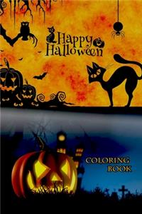 Happy Halloween Coloring Book