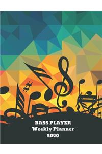 Bass Player Weekly Planner 2020