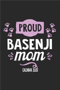Proud Basenji Mom Calender 2020