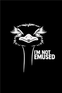 I'm not emused