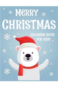 Merry christmas coloring book for kids.