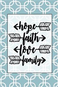 Hope Faith Love Family