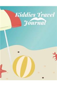 Kiddies Travel Journal: A Fun & Educational Activity Travel Journal for Kids with Prompts Plus Blank Pages for Drawing or Scrapbooking, Kids Travel Journal, Children's Travel Journal, Kids Travel Activity Books, Kids Camping Journal. Beach Theme
