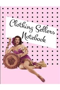 Clothing Sellers Notebook: Composition Style Notebook for Clothing Sellers on Ebay, Poshmark, Mercari and More Version 3