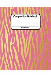 Composition Notebook Wide Ruled