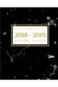 2018-2019 Academic Planner Weekly and Monthly