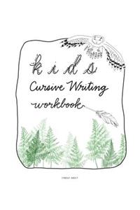 Kids Cursive Writing Workbook