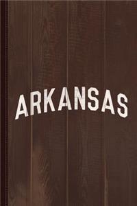 Arkansas Journal Notebook: Blank Lined Ruled for Writing 6x9 120 Pages