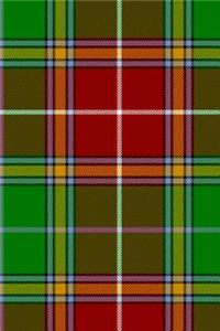 Clan Baxter Tartan 100 Page Lined Journal/Notebook