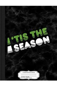 Retro 'tis the Season Christmas Composition Notebook