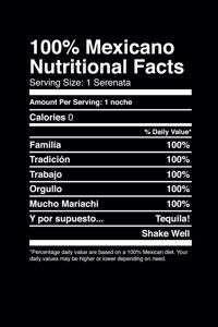 100% Mexicano Nutritional Facts