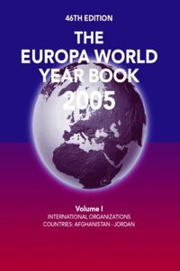 Europa World Year Book 2005 Vo