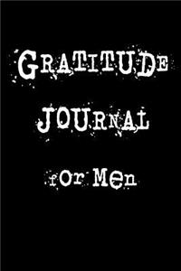 Gratitude Journal for Men