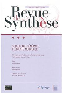 Sociologie Generale. Elements Nouveaux