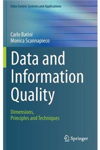 Data and Information Quality