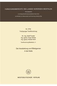 Die Verarbeitung von Effektgarnen in der Kette