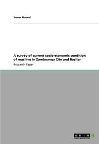 survey of current socio-economic condition of muslims in Zamboanga City and Basilan