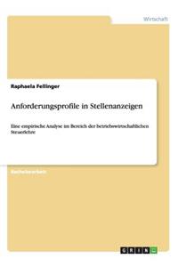 Anforderungsprofile in Stellenanzeigen