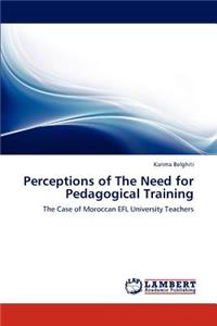 Perceptions of The Need for Pedagogical Training