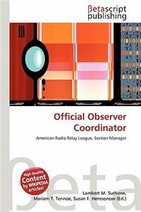 Official Observer Coordinator