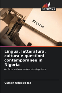 Lingua, letteratura, cultura e questioni contemporanee in Nigeria