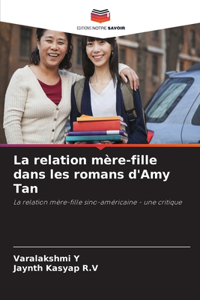 relation mère-fille dans les romans d'Amy Tan