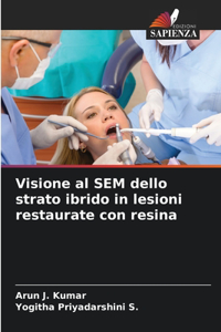 Visione al SEM dello strato ibrido in lesioni restaurate con resina