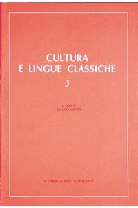 Cultura E Lingue Classiche, 3