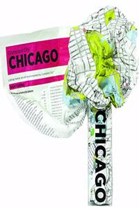 Chicago Crumpled City Map