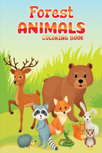 Forest Animals Coloring Book