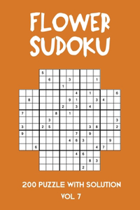 Flower Sudoku 200 Puzzle with solution Vol 7