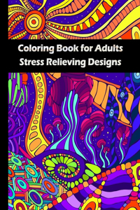 Coloring book for adults stress relieving designs