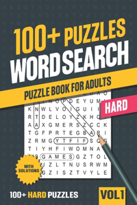 100+ Hard Word Search Puzzle Book for Adults