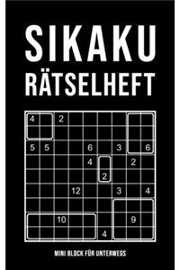 Sikaku Rätselheft - Mini Block Für Unterwegs