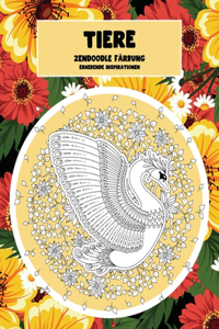 Zendoodle Färbung - Erhebende Inspirationen - Tiere