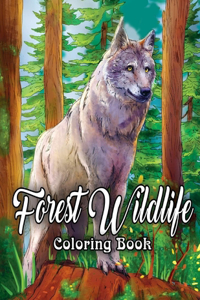 Forest Wildlife Coloring Book