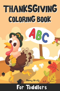 Thanksgiving Coloring Book ABC for Toddlers