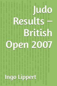 Judo Results - British Open 2007