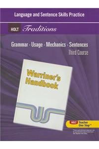 Holt Traditions Warriner's Handbook