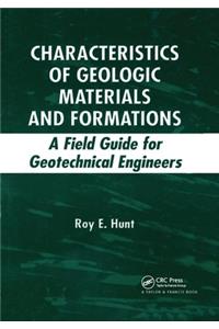 Characteristics of Geologic Materials and Formations